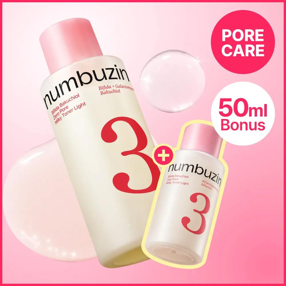 numbuzin No.3 Silky First Texture Boosting Toner 200ml Set (+50ml)