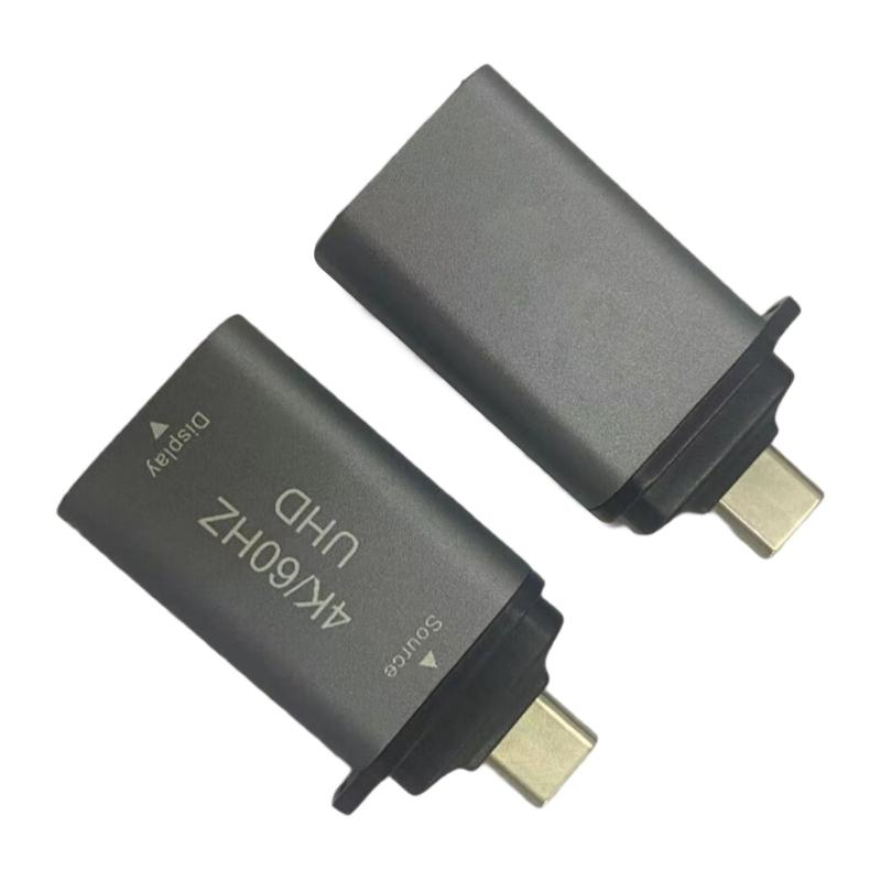 Type C High Definition Converter 4K 60Hz Resolution Pocket Size Aluminum Adapter Universal for Laptop