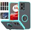 Armor Matte Case For Motorola Moto G35 G55 G54 G84 G14 G72 G85 G75 G15 G05 G34 G24 S50 E13 G13 Ring Holder Shockproof Cove Coque