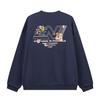 Li-Ning Sports Lifestyle Series Letter Minimalist Versatile Loose Sweatshirt Women Sweatshirt AWDWF06-1