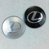 56/60/65MM Metal Alloy Car Logo Wheel Center Hub Cover Sticker with Radian Tire Rim Decoration Modified Decals Accessories