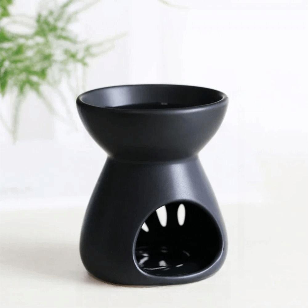 90ml Capacity Wax Melt Warmer With Tealight Spoon Candle Wax Melter Ceramic Candle Burner  Spa Use
