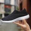 Summer Women Shoes Mesh Sneakers Flats Woman Loafers Solid Color Ladies Walking Outdoor Lightweight Low Top Plus Size36-42