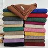 Autumn and Winter New Solid Color Knitted Wool Scarf Student Versatile Warm Scarf