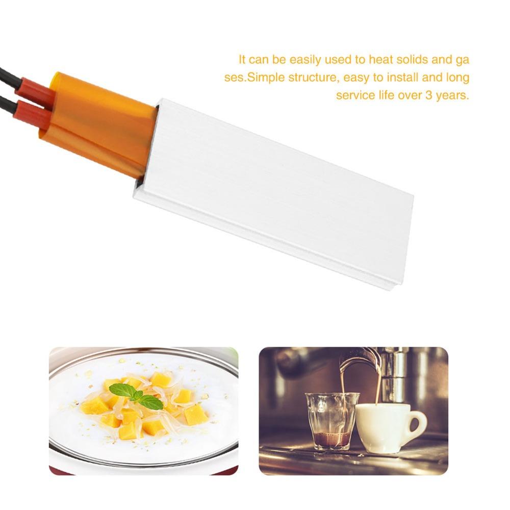 60*21mm PTC Heating Plate 70℃/110℃/200℃ Thermostatic Heating Plate  Industrial Heating