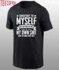Women's Plus Size Cotton T-shirt Summer Casual Graphic Tee Short Sleeve Shoutout To Myself For Putting Up With My Own Shirt