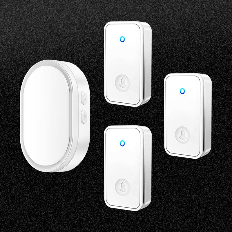 Self-Powered Wireless Doorbell, Waterproof Long-Range Smart Caller