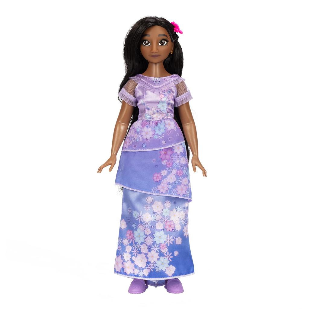 Disney Encanto Isabela Fashion Doll with Dress, Shoes & Hairpins (Isabella Flower) Isabella - Flower