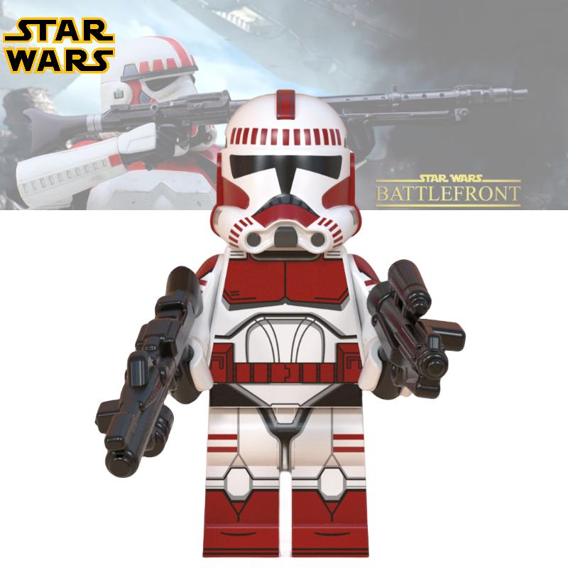 Shock Star Wars Trooper Mini Figures Assembly Building Blocks Diy Kids Gift Toy