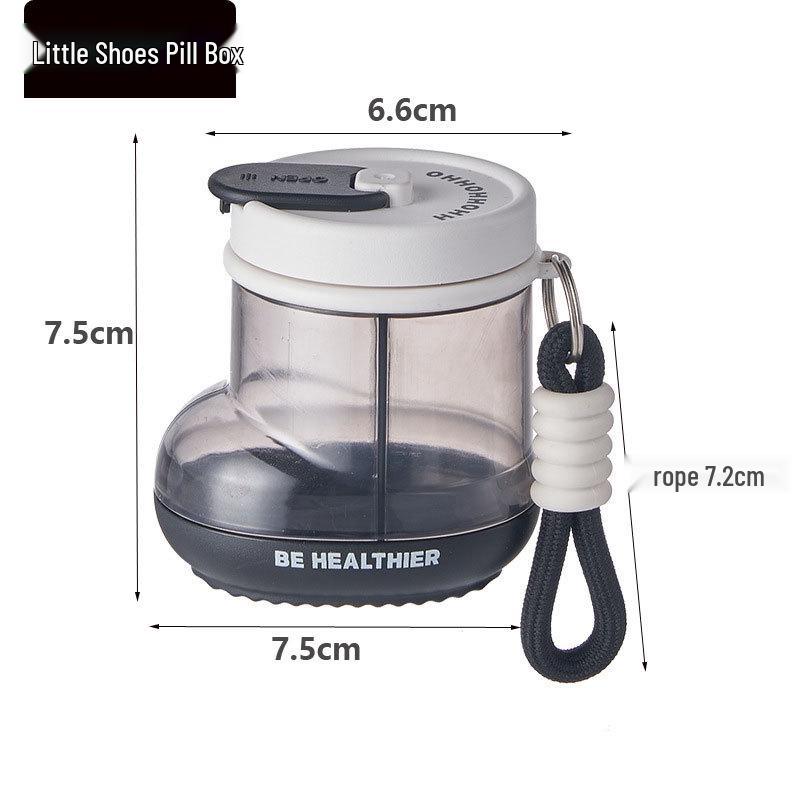 Portable 7-Day Pill Dispenser Box