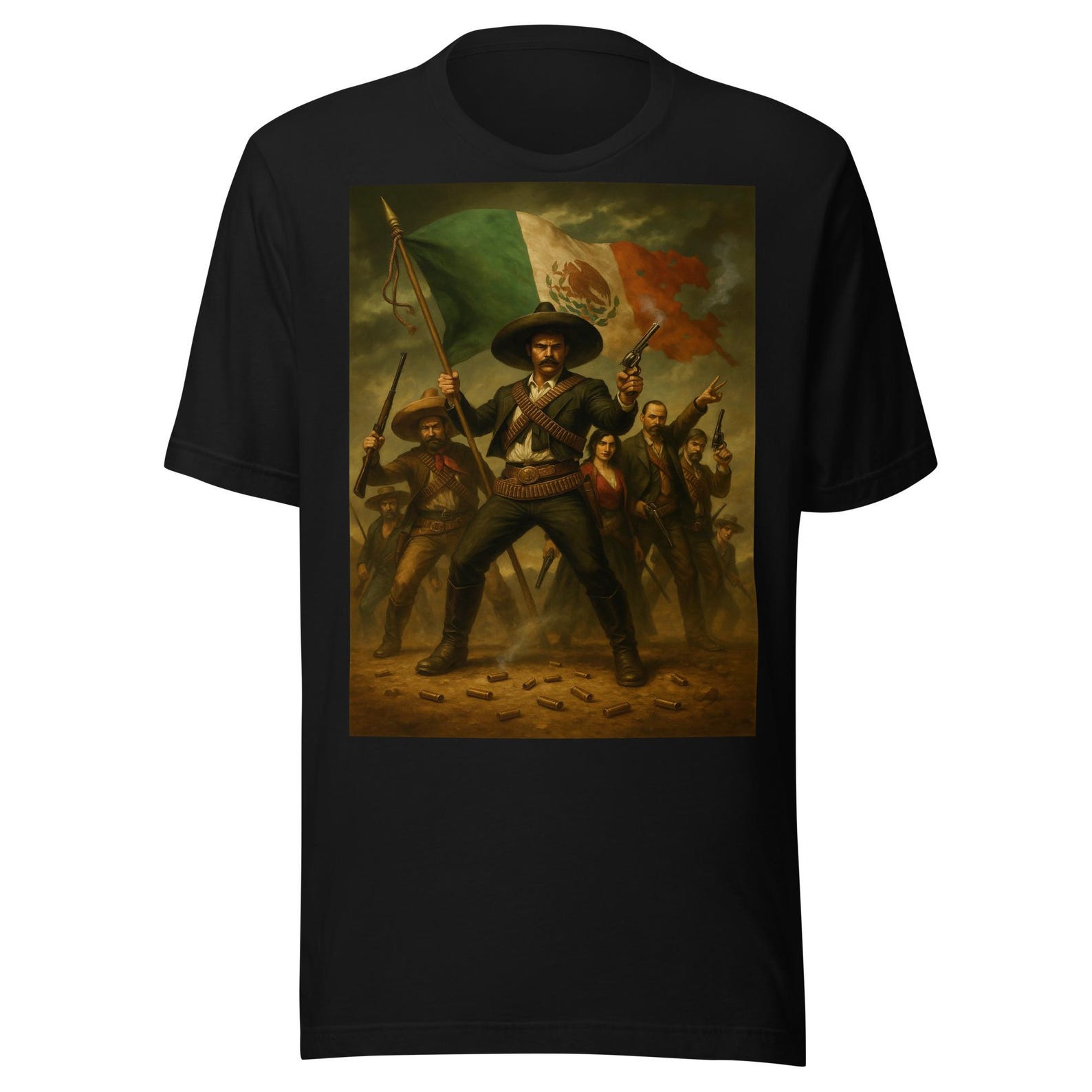 Emiliano Zapata Friends Revolution Unisex t-shirt 3XL