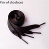Ribbon Polyester Double Satin Wide Flat Shoelace Candy Color Fashion Various