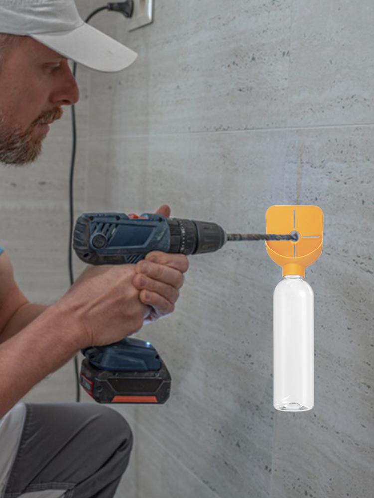 Electric Drill Dust Cover Bottle Impact Hammer Dust Collector Hole Saw Drill Bit Cover Tool for Home Drilling Woodworking