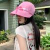 Sweet Bow Bucket Hat Women's Summer Thin Quick-drying Face Hat Travel Anti-ultraviolet Sunshade Sunscreen Hat