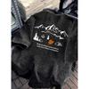 Men'S 100% Black Print Vintage Crew Neck T-Shirt | Casual Loose Fit, Summer Short Sleeve, Daily Wear