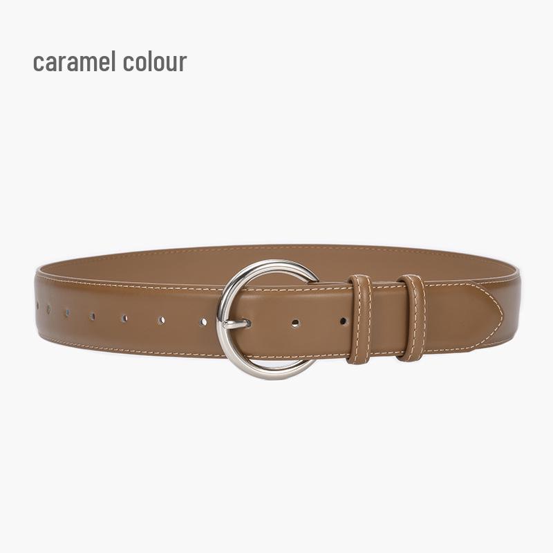 

Женский плащ с широким поясом из натуральной коровьей кожи 105cm