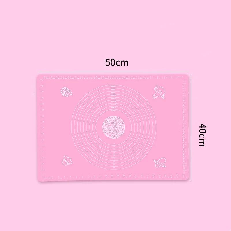 Sheet Kneading Dough Mat  Silicone Baking Mat Pizza Cake Dough Maker Kitchen Rolling Dough Pizza Cooking Grill Gadgets Bakeware