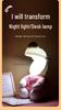 2026 Creative Plush Bear Tap Light with Type-C Charging – Bedroom Night Light Ornament