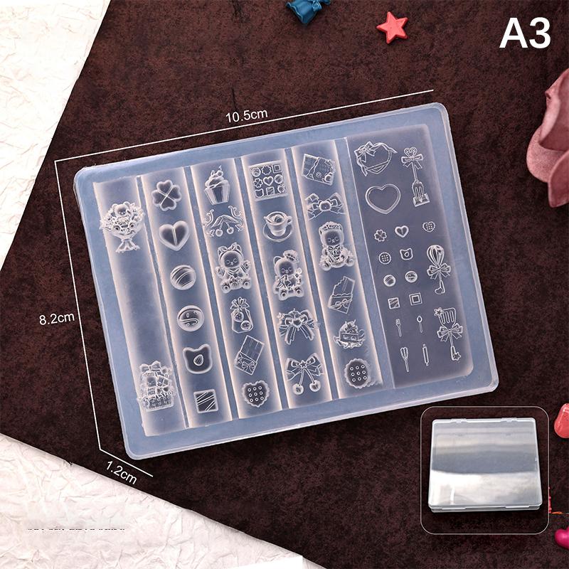 3D Silicone Relief Mold Butterfly Flower Design Nails Diy Design Nail Art Decorations Silicone Nail Mold Nail Accessories