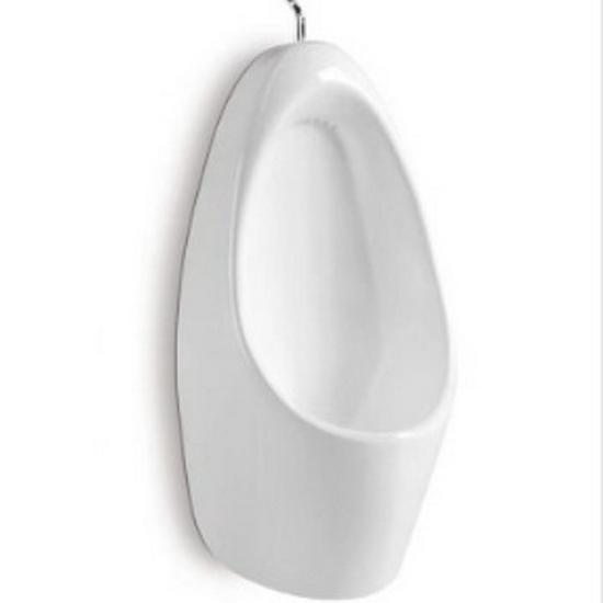 Men's Wall-Mounted Ceramic Urinal with Automatic Sensor for Schools and Public Places