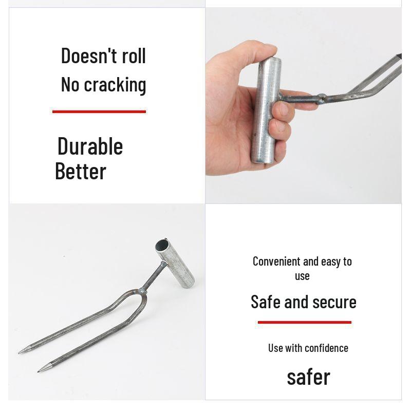 Handheld Gardening Fork: Soil Loosening, Planting, Weeding & Fertilizing Tool