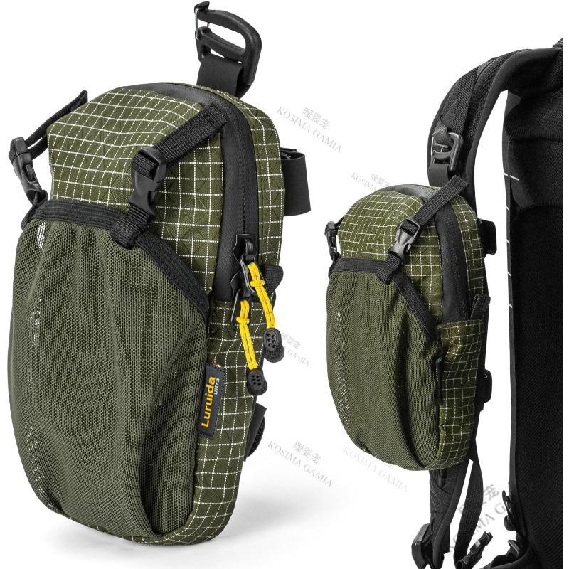Water Bottle Holder Bag Phone Pocket And Quick-Adjust Strap Waterproof 420D Nylon For Cycling Hiking Camping Essentials