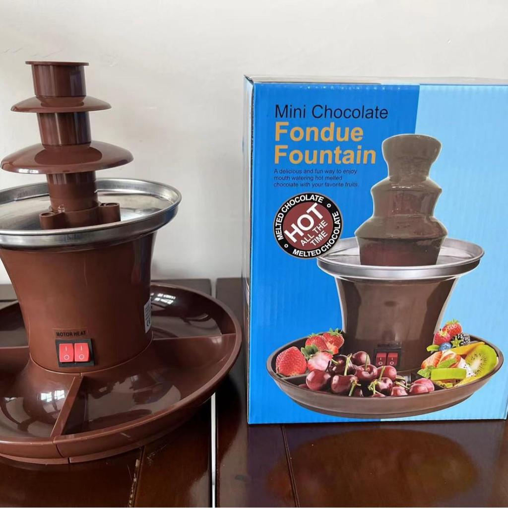 Mini Chocolate Fountain Machine for Home Use - DIY Heating and Melting Tower