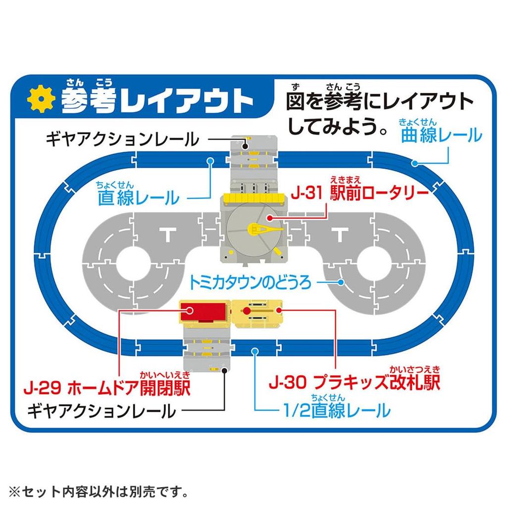Takara Tomy Plarail Action Town Plakids Billettkontrollstasjon Togleke for alderen 3 år og oppover J-30