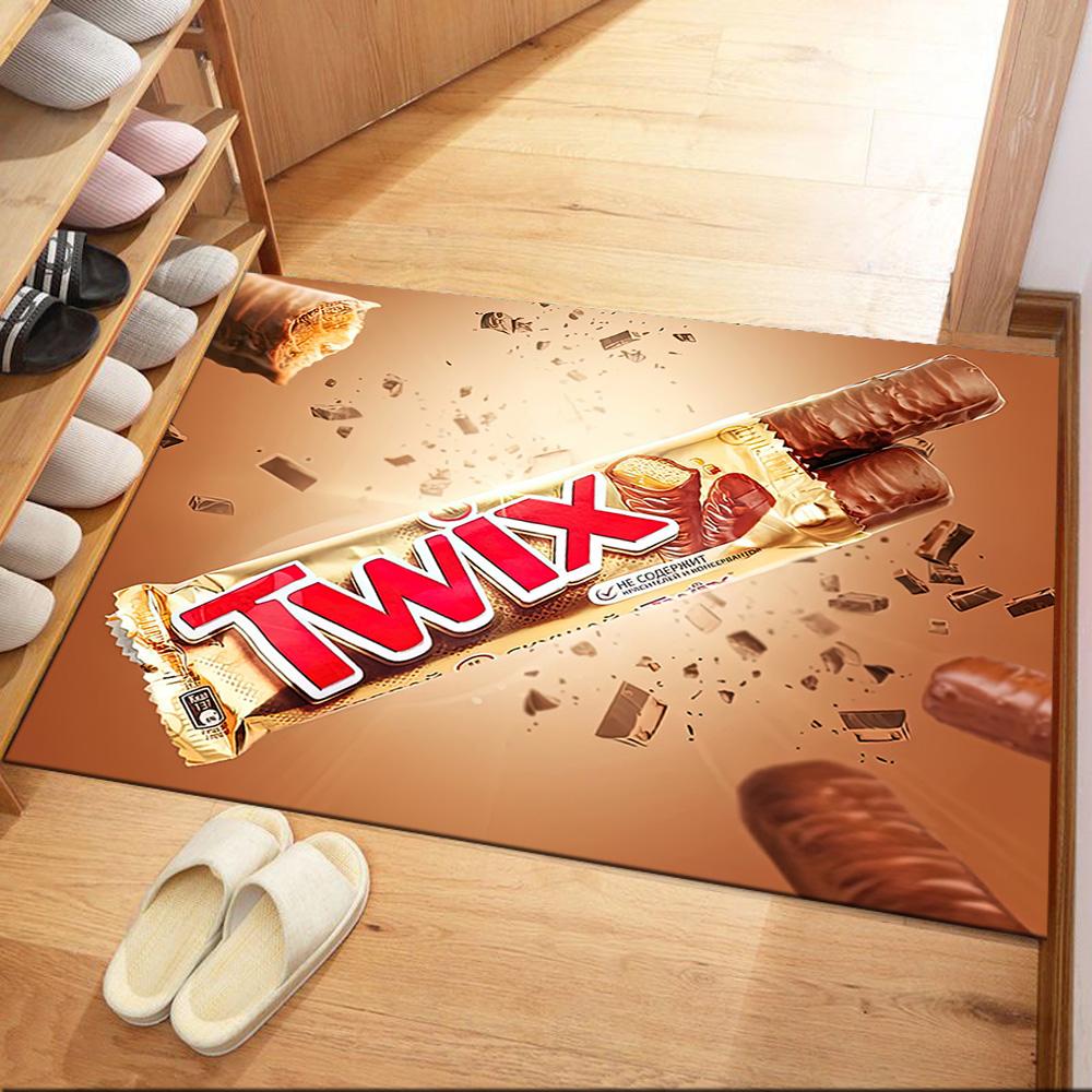 

Kinder Bueno Chocolate Delight Square rugs are a great choice for living rooms, bedrooms, home décor, and as gifts. 40cmx60cm