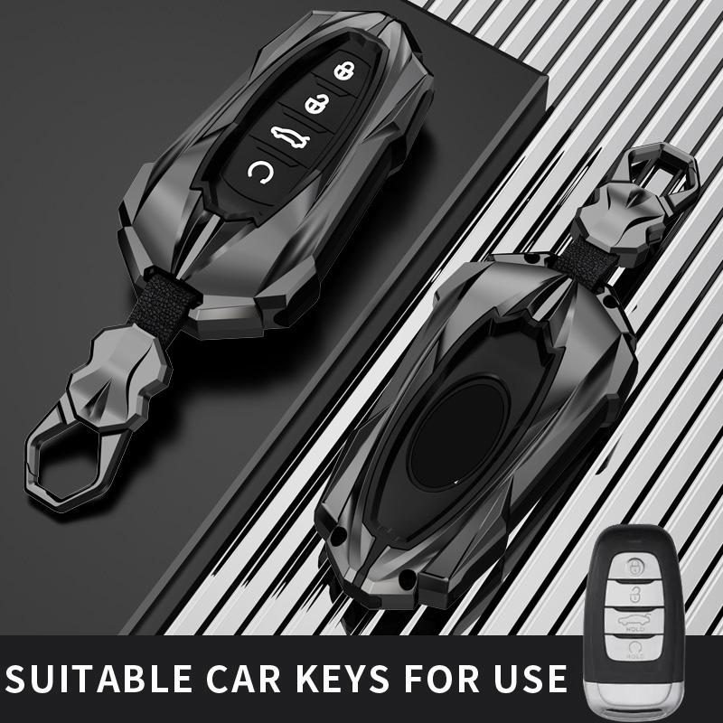Fit For Hongqi Car Key Case Cover Chain Protector Shell Housing Faw Hongqi E-Hs9 H5 H9 Hs5 Hs7 H6 H7 Ehs9