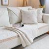 All-Season Quilted Cotton Leather Sofa Cushion