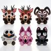 New  99 Nights In The Forest Black Cat Deer Bat Owl 99nights Plush Doll Cute Anime Peripherals Toy Birthday Gift