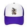 Vintage Eagle Guitar Rebel Spirit Mesh Baseball Cap Casual Hat Outdoor  For Womens Unisex FeUnisex