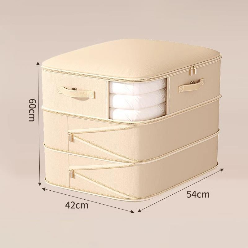 Compression Dustproof Organizer Storage Bag Large Capacity Moisture-proof Clothes Quilt Moving Bag Self Compression Organizer
