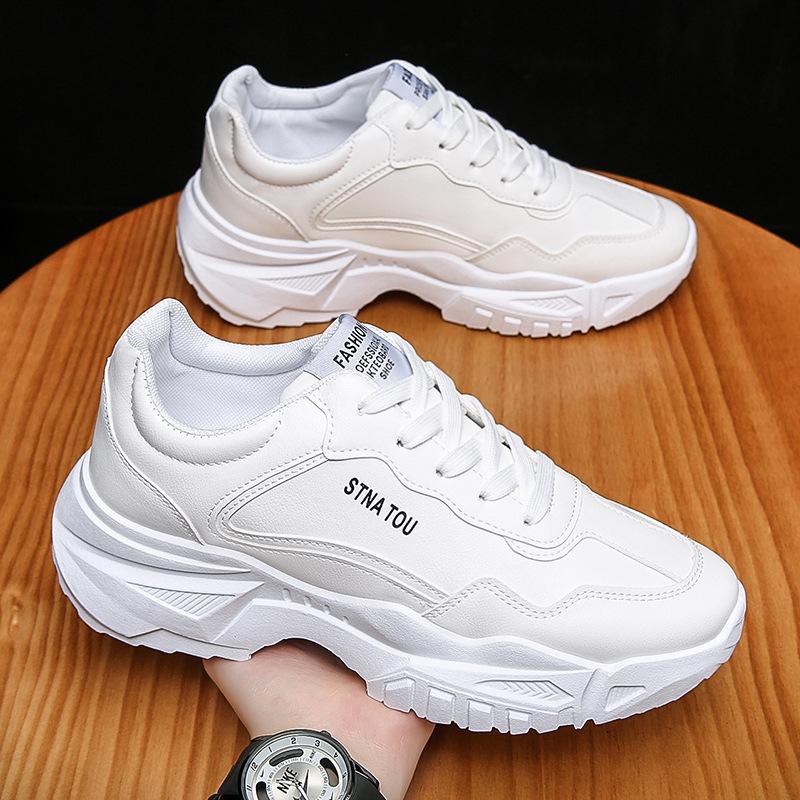Daddy Shoes Men's 2025 Spring New Korean Version Men's Sports Running Shoes Platform Student Men's Shoes Trendy Casual Shoes
