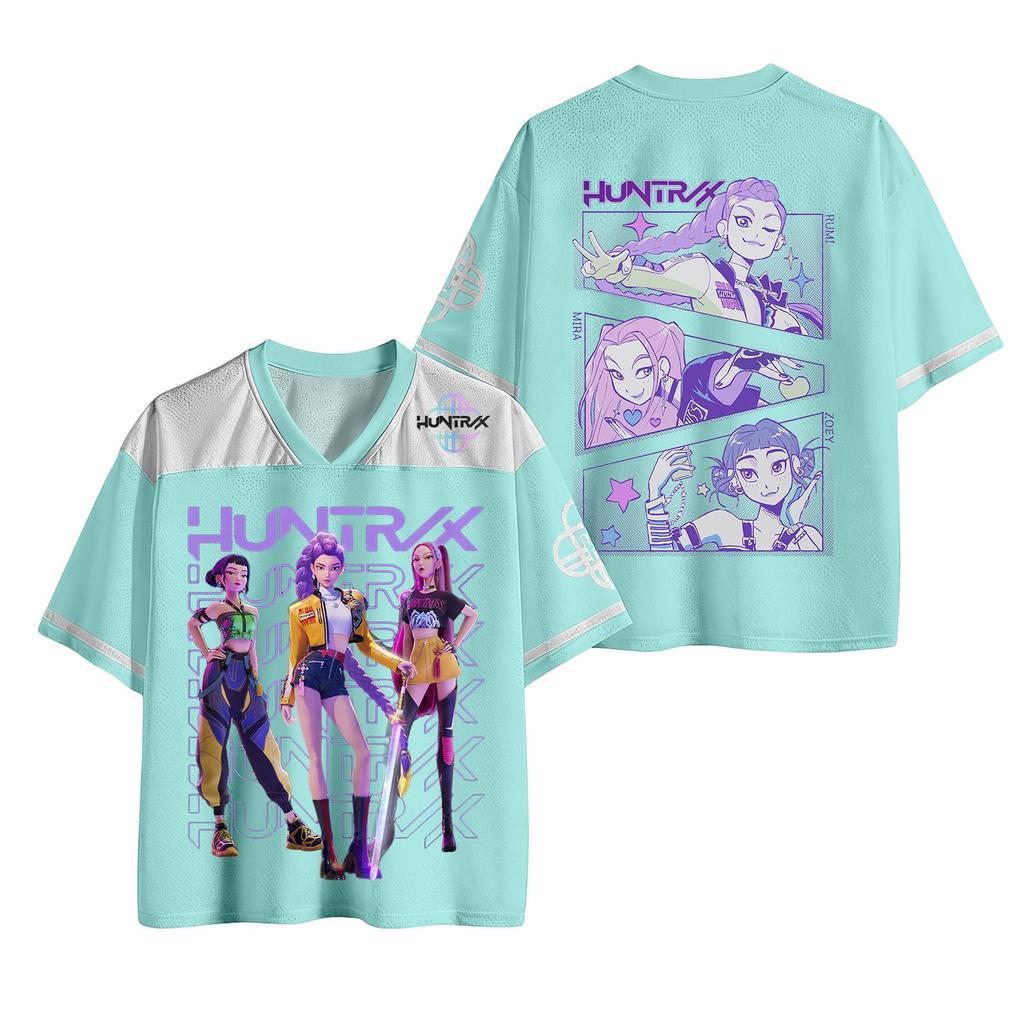 Kinder Mode Bedruckter Rundhals Kurzarm Pullover Top