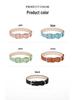 Adjustable Anti-Choke Solid Color PU Leather Pet Collar & Neckerchief for Dogs and Cats