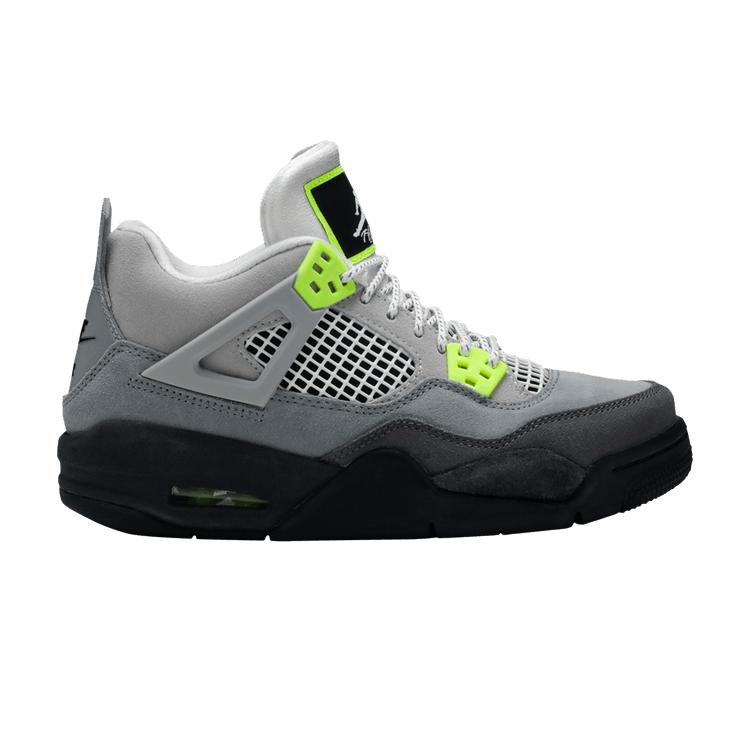 Jordan 4 Retro SE 95 Neon (GS) 36