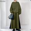 Women Long Sleeve Sweatshirt and Pants Casual Two Piece Suit Sets