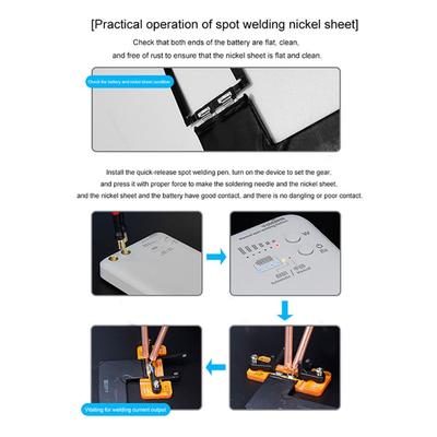 Adjustable Battery Spot Welding Machine Welder Tools for 0.1-0.15mm Nickel Sheet Spot Welding Simple Operation Portable