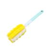 Long Handle Baby Bottle & Insulated Cup Brush with Detachable Sponge Head