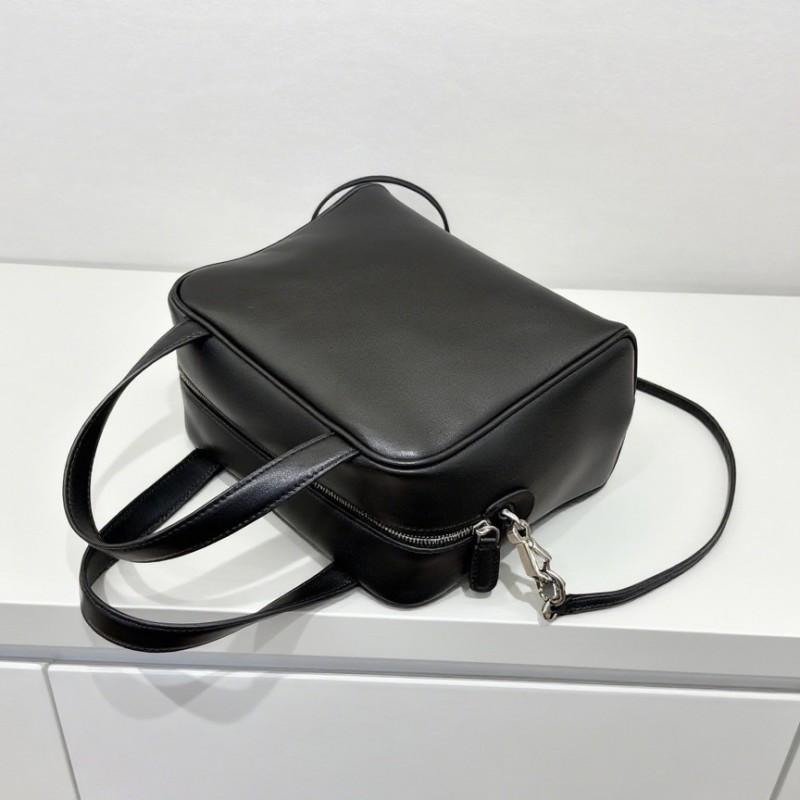 Minimalist Small Square Leather Crossbody Bag Genuine Lamb Skin Shoulder Women Daily Use