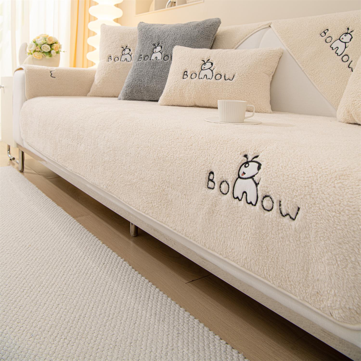 Чехол для дивана из флиса с вышивкой Sherpa — фото 8