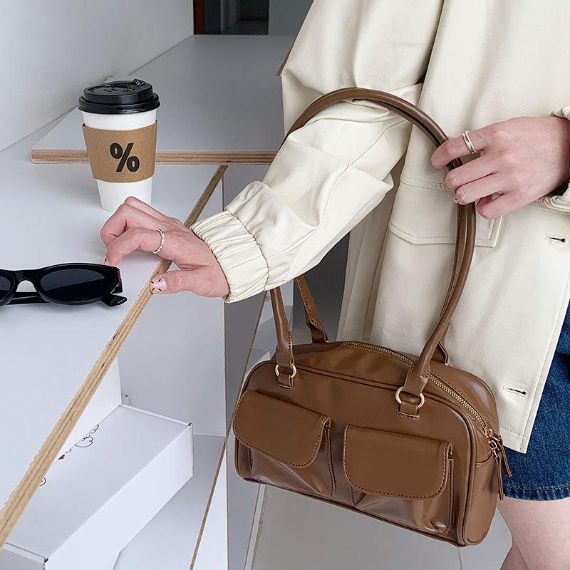 

Super Fire Crossbody Trend Student Female Versatile Portable Small Square Bag Simple Shoulder Bag Large Capacity