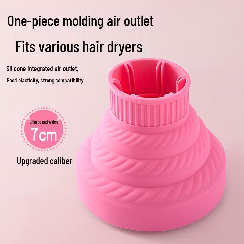 Second Gen Foldable Silicone Hair Dryer Diffuser: Retractable for Drying & Styling