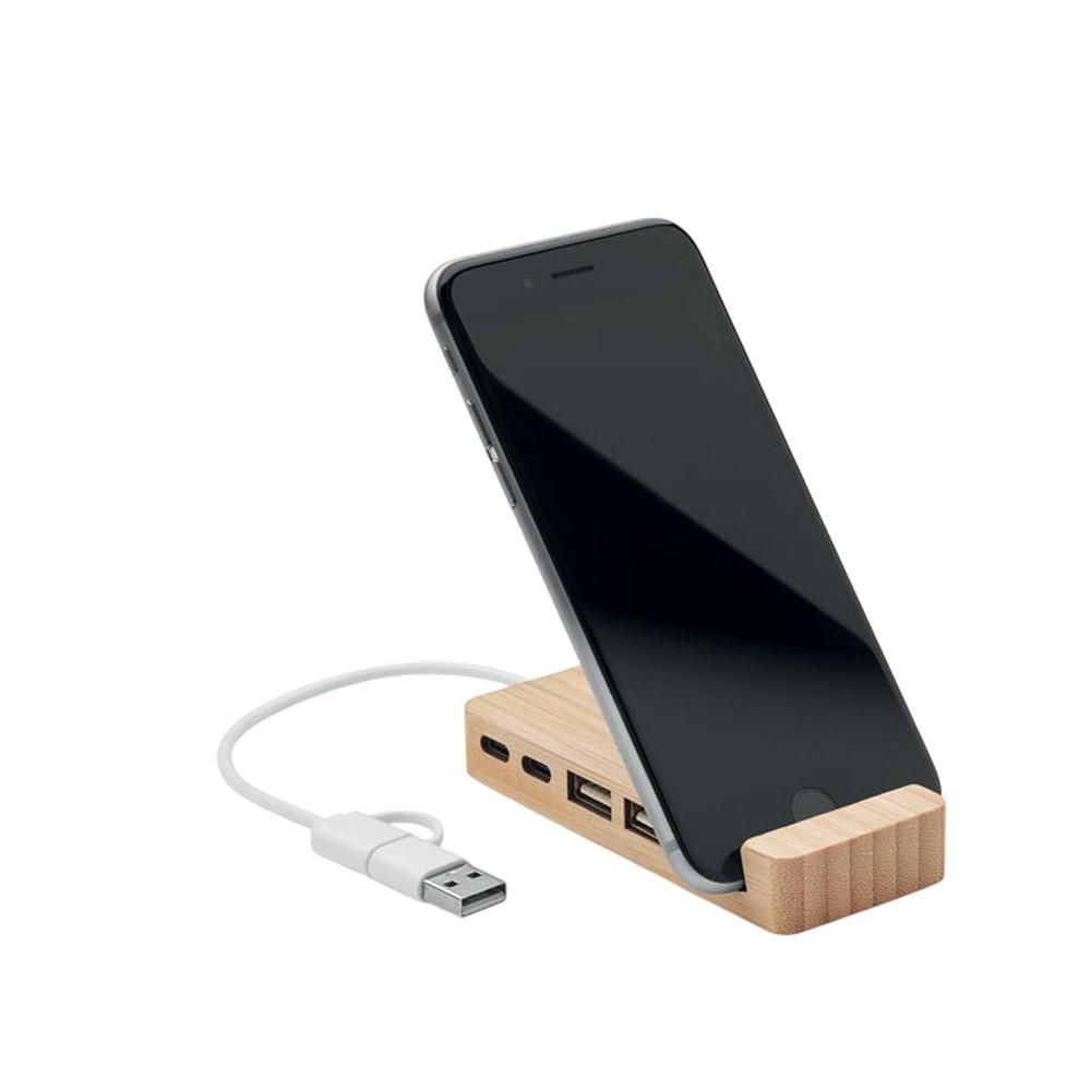 MidOcean Hubstand Bamboo USB Hub
