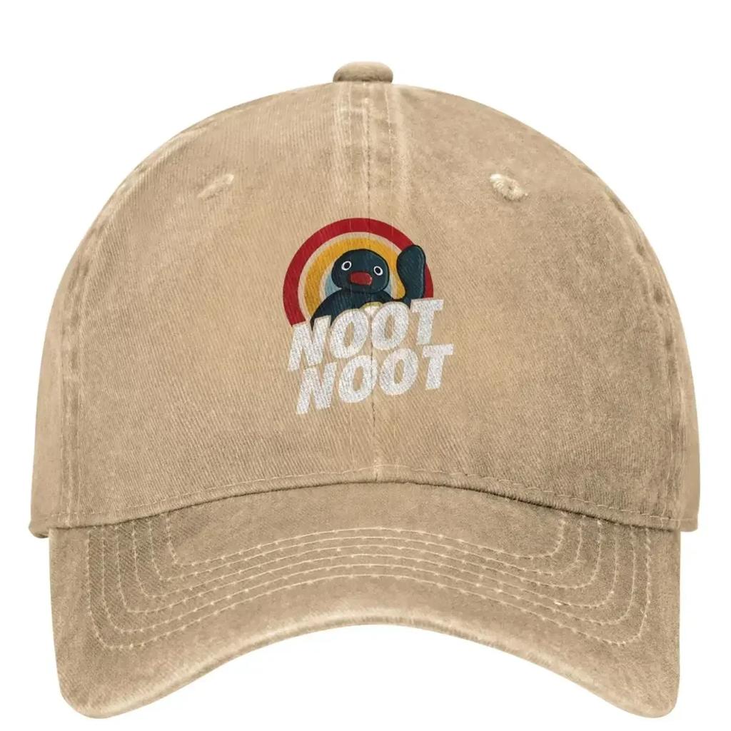 Pingu Noot Noot Baseball Cap Stylish Men Adult Hip Hop Hats Sun Visors Kpop Rock Snapback Cap Gift