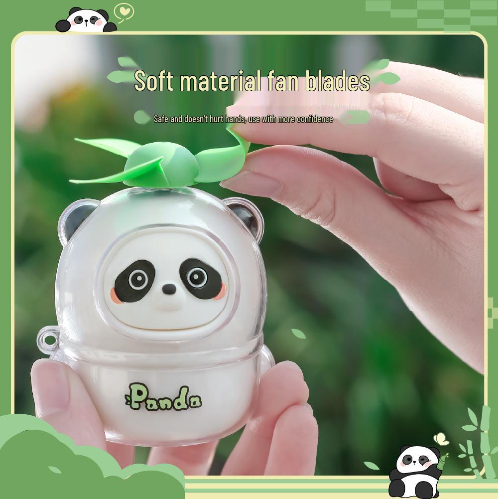 2026 Cute Cartoon Mini Portable USB Rechargeable Fun Fan
