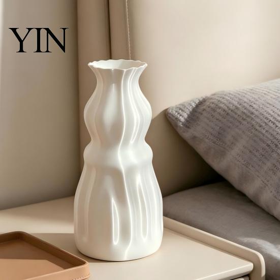 Creative Interior Decoration 3D Printed Flower Vase, Modern Decorative Minimalist Container, Eco Friendly PLA Table Decor Floral Arrangement