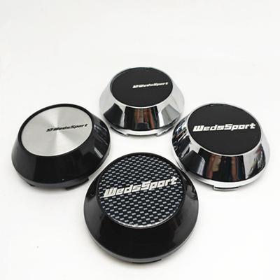 4 Stück 65mm WedsSport Felgendeckel Nabenkappe Weds Sport Logo Emblem Plakette Felgenabdeckung Auto Styling Zubehör